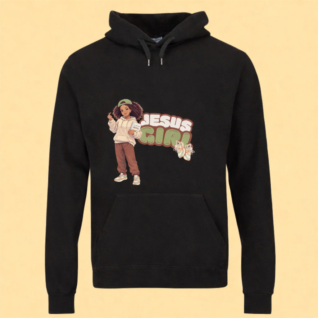 👉🏽 Hoodie Jesus Girl Noir