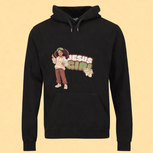 👉🏽 Hoodie Jesus Girl Noir